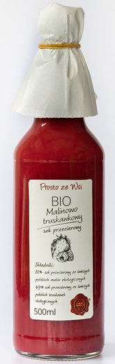 Jus puri raspberi - Strawberi BIO 500 ml - LANGSUNG DARI KAMPUNG